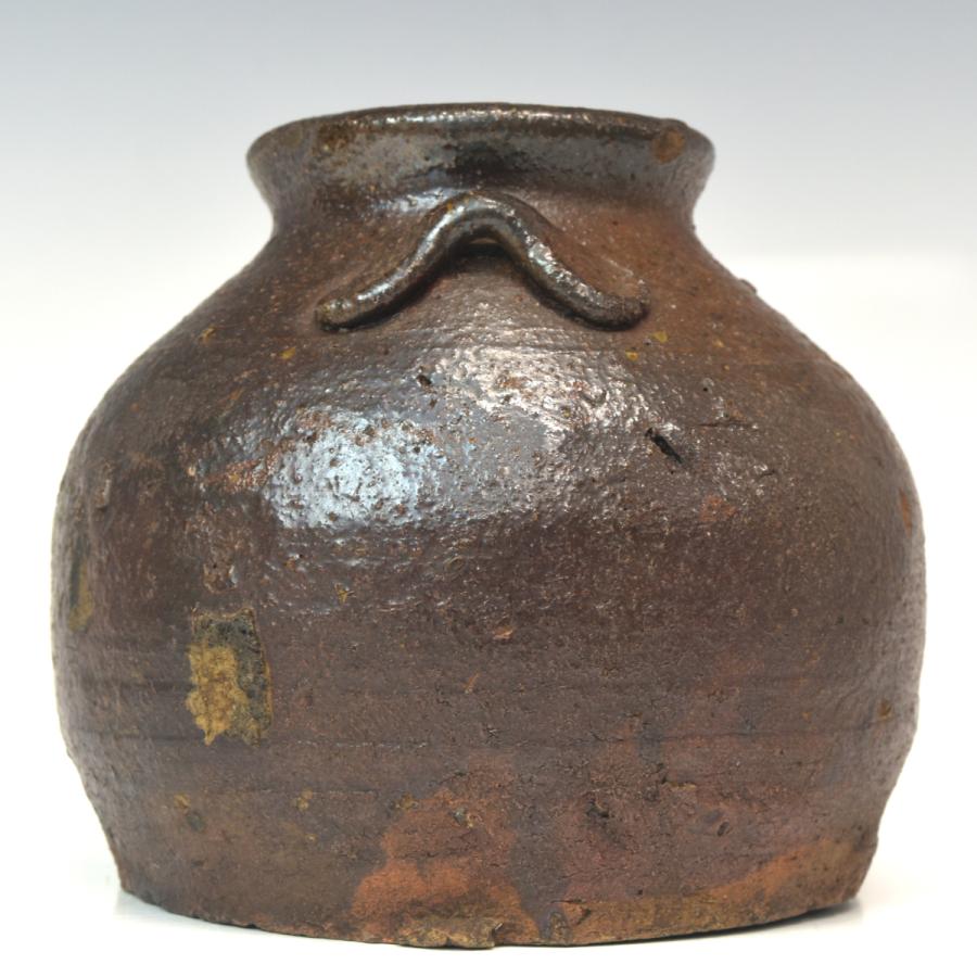 おはぐろ壺 「越前 お歯黒壷」 江戸時代前期 直径13cm 本物保証