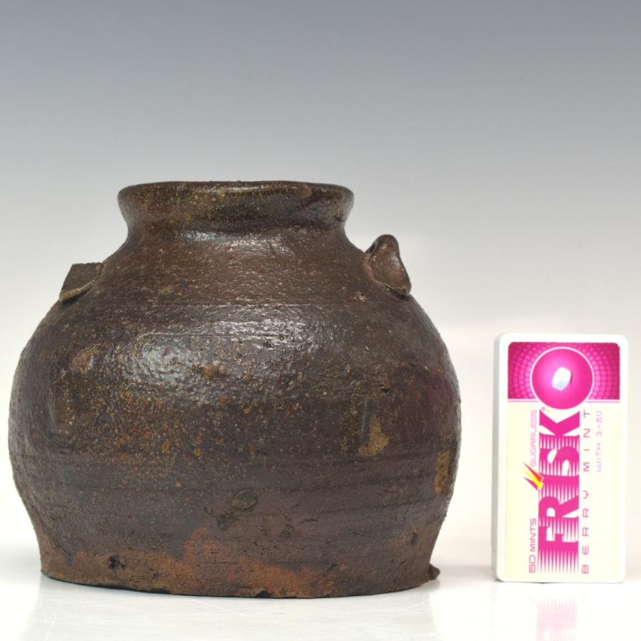 おはぐろ壺 「越前 お歯黒壷」 江戸時代前期 直径13cm 本物保証