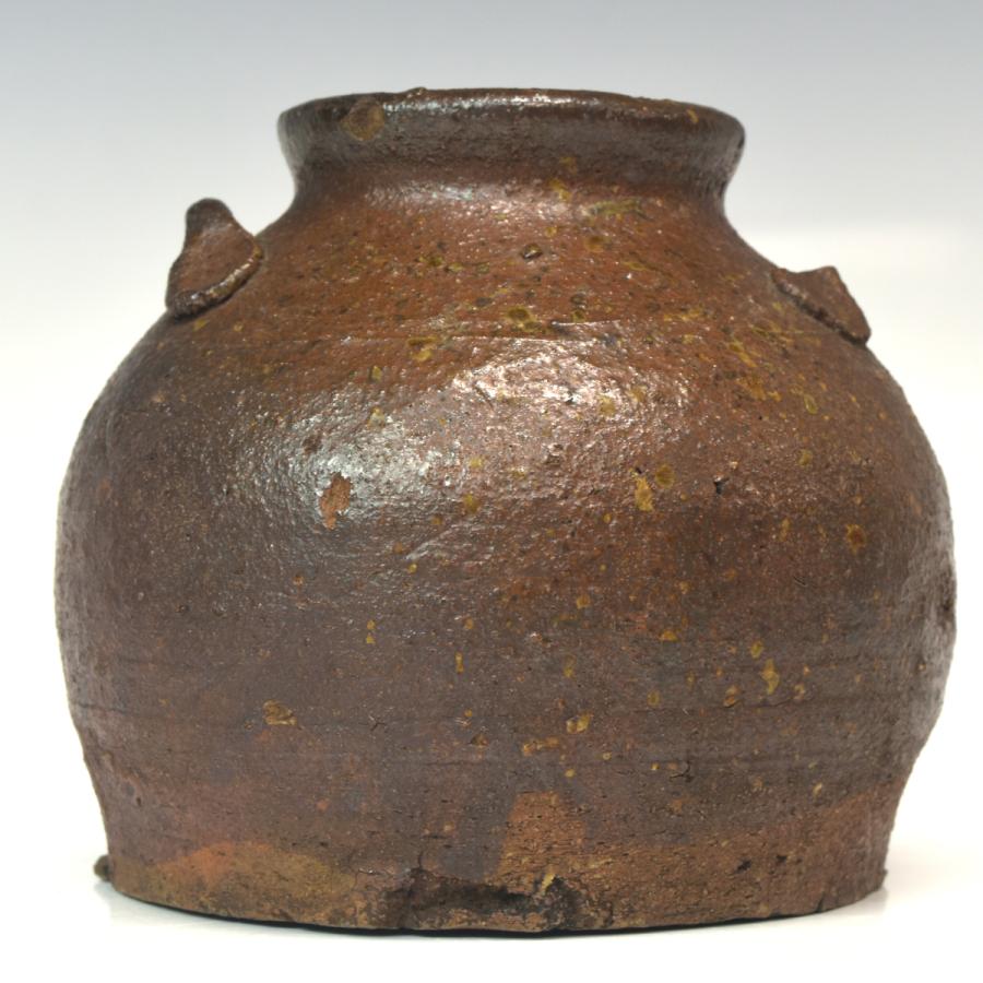 おはぐろ壺 「越前 お歯黒壷」 江戸時代前期 直径13cm 本物保証