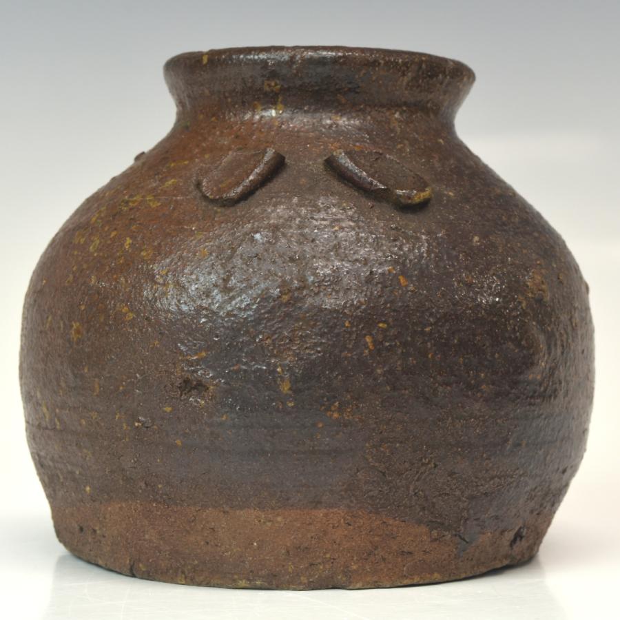 おはぐろ壺 「越前 お歯黒壷」 江戸時代前期 直径13cm 本物保証