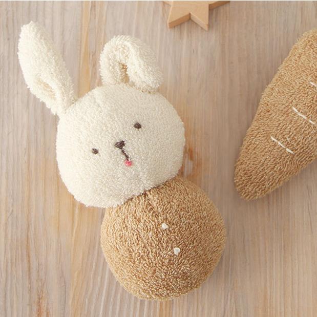 子うさぎのガラガラと人参のニギニギ手作りキット ラトル ベビー 卯年