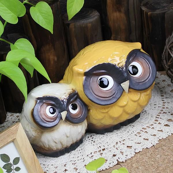 信楽焼 ふくろう 陶器 フクロウ 置物 かわいい おしゃれ ギフト 玄関