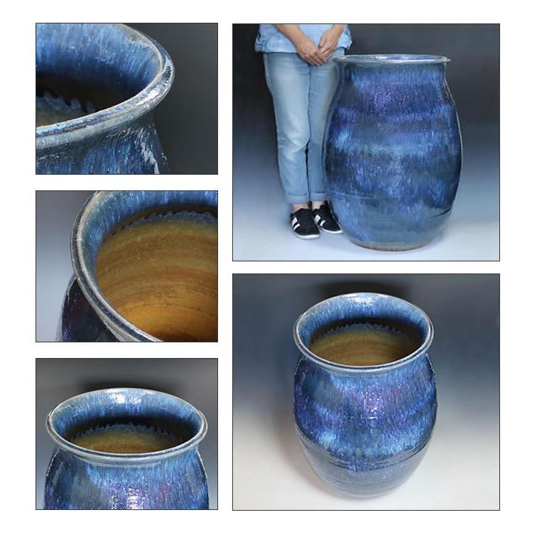 大壺 傘立て 花入れ 陶器 大型 おしゃれ 信楽焼 傘入れ 花瓶 玄関 新築