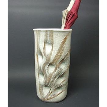 傘立て 陶器 おしゃれ 信楽焼 かさたて 和風 傘入れ モダン 白 玄関