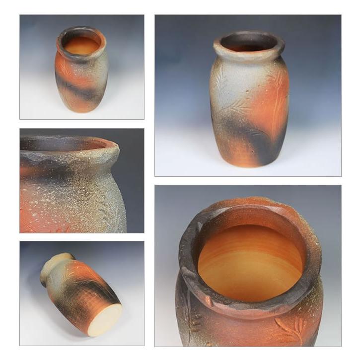 傘立て 陶器 おしゃれ 信楽焼 かさたて 和風 傘入れ モダン 緋色 玄関