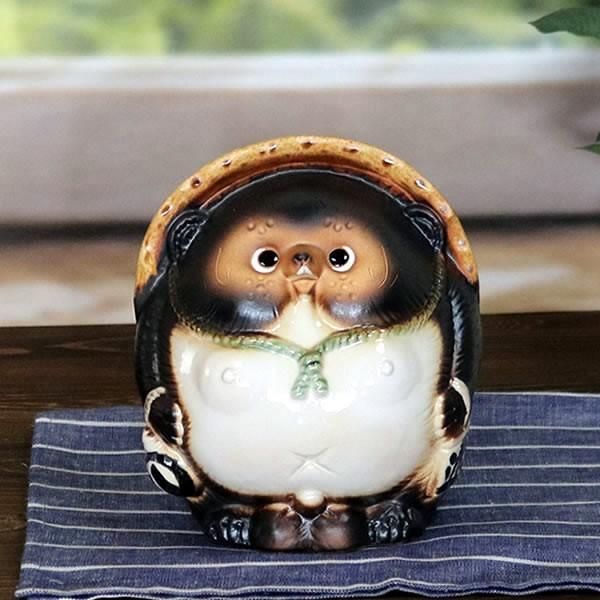 信楽焼 狸 陶器 たぬき タヌキ 開運 かわいい 和風 新築祝 開店祝
