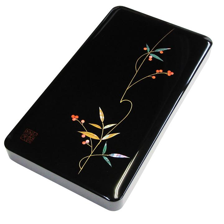 漆器 硯箱 道具箱 螺鈿（らでん） 螺鈿装飾 高岡漆器 小物入れ 道具