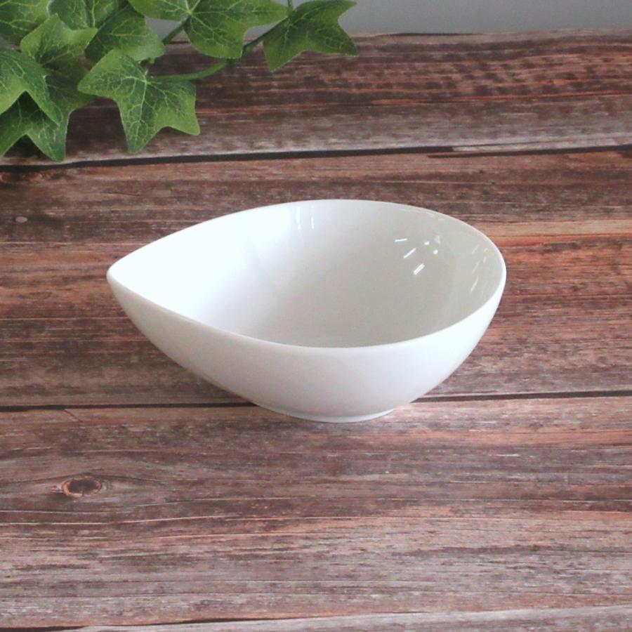 ボウル 13cm しずく型ボウル デュードロップボウル 白 フォンテ