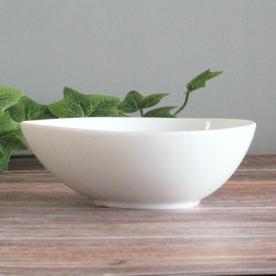 ボウル 13cm しずく型ボウル デュードロップボウル 白 フォンテ
