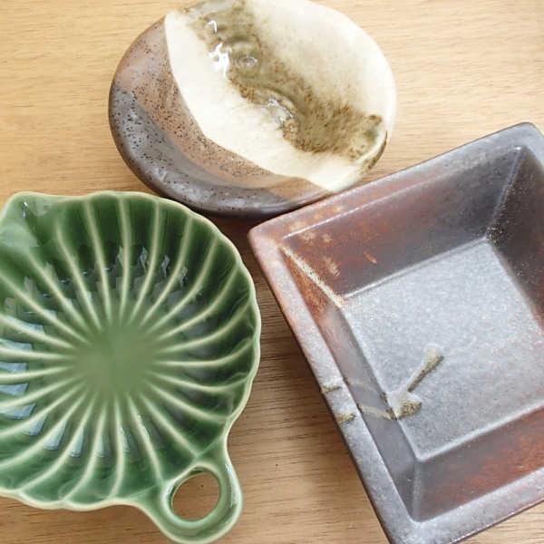 松花堂弁当箱 月 3つ仕切り箱 小鉢3個セット おしゃれ 業務用 和食器