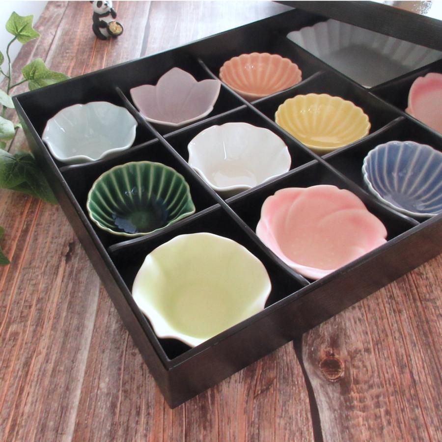 松花堂弁当箱 花セット 11仕切り箱 小鉢11個セット おしゃれ 業務用 和