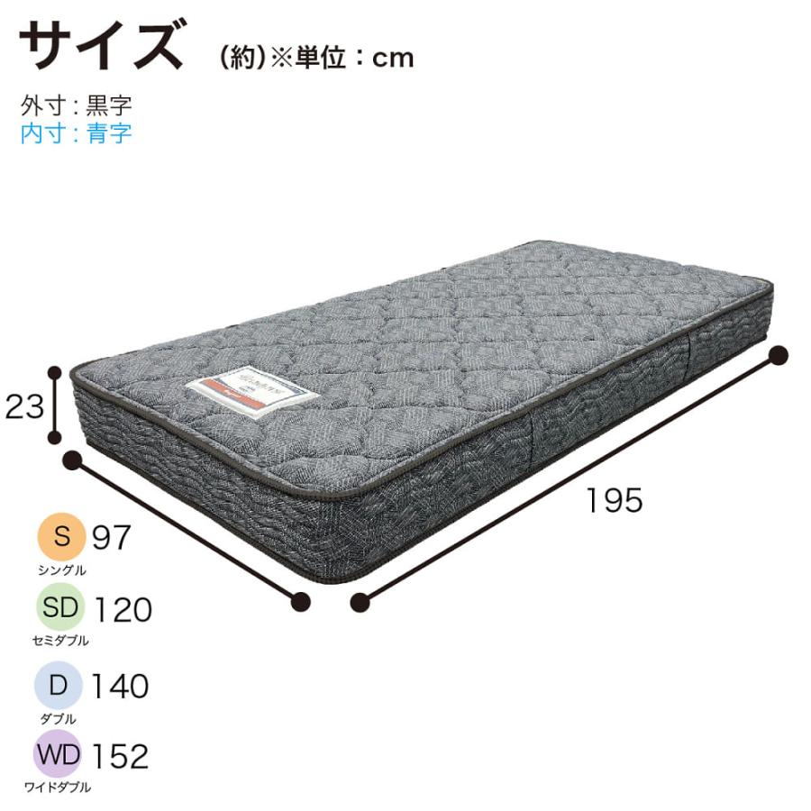 SIMMONS（シモンズ） マットレス セミダブルベッド用 ポケットコイル
