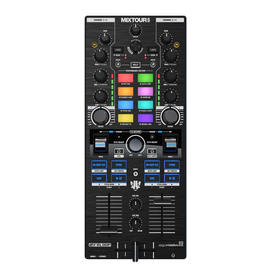 reLOOP リループ Mixtour Pro Djay Pro AI用 DJコントローラー : 島村
