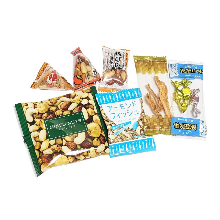 カップ入りで7種の便利で楽しい ひとり分の おつまみ パック おつまみ