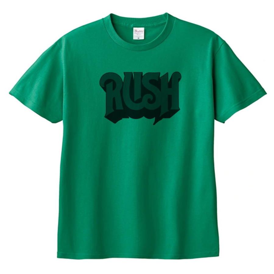 RUSH ラッシュ 音楽Tシャツ ロックTシャツ バンドTシャツ グリーン