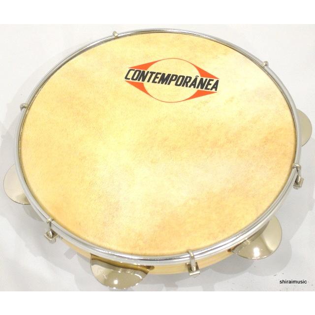 コンテンポラネア CO-PDMV105CR 山羊皮パンデイロ 胴が浅い軽量タイプ