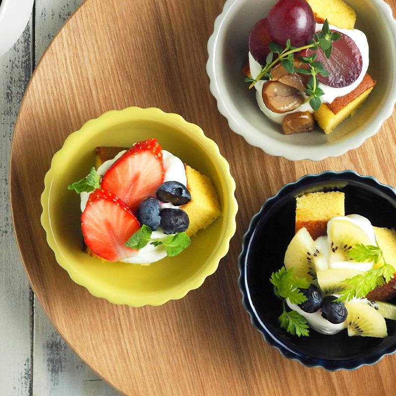 ミニボウル 9.5cm フリル T-east鉢 お皿 皿 食器 洋食器 おしゃれ 小鉢