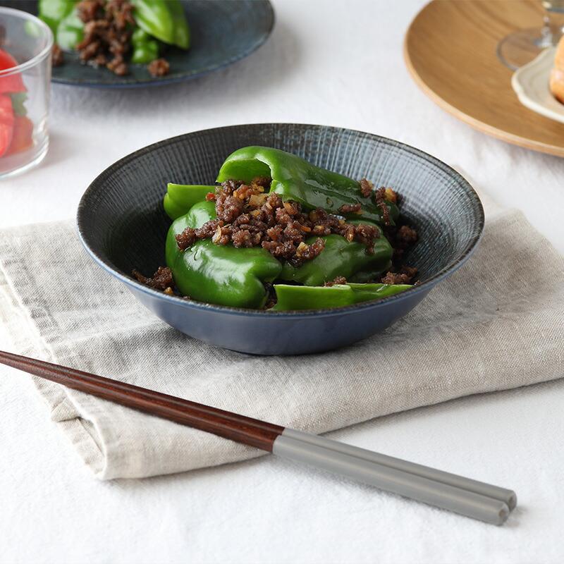 中鉢 17cm 宙SORA 軽量食器 十草 和食器 磁器 日本製 美濃焼 おしゃれ