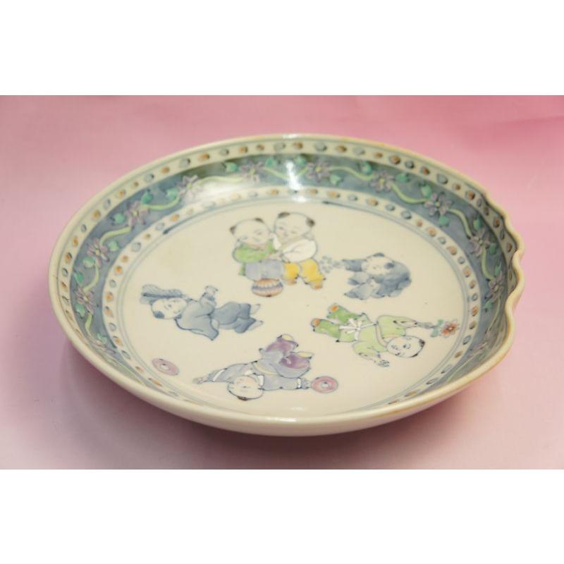 五代 佐藤走波 辻が花唐子道 盛鉢 : 食器のみつはた - 通販 - Yahoo