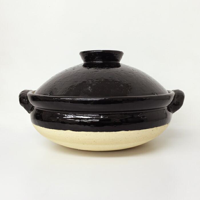 古伊賀土鍋（耐熱陶器）6.5号 深鍋（1〜2人用）1000cc 日本製 伊賀焼