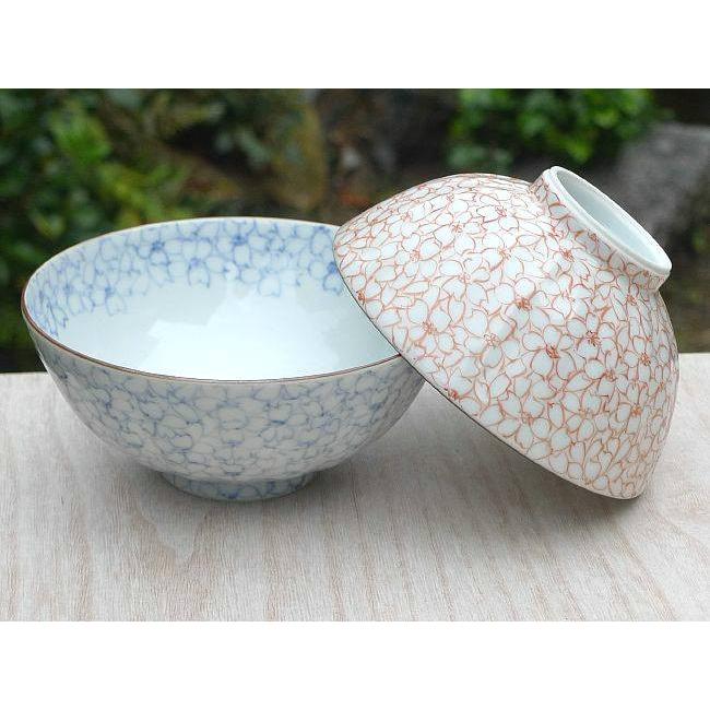 京焼 清水焼 染赤桜詰夫婦茶碗 紫峰 : 松韻堂 Yahoo!店 - 通販 - Yahoo
