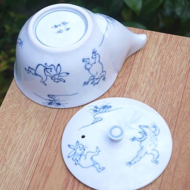 京焼 清水焼 染付鳥獣戯画 宝瓶急須 陵泉 : 松韻堂 Yahoo!店 - 通販