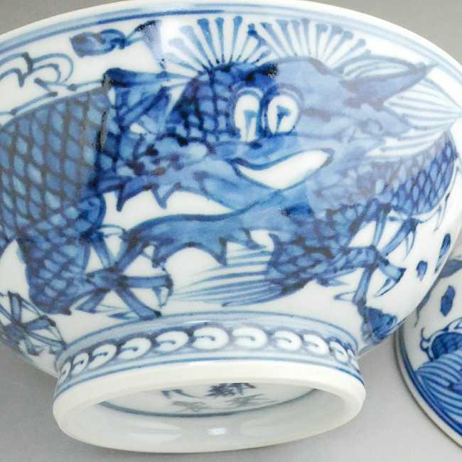京焼 清水焼 平八龍ご飯茶碗 蓋付 大 : 松韻堂 Yahoo!店 - 通販