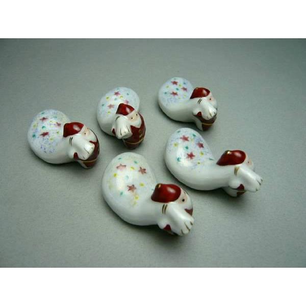 京焼 清水焼 箸置き サンタクロースセット : 松韻堂 Yahoo!店 - 通販