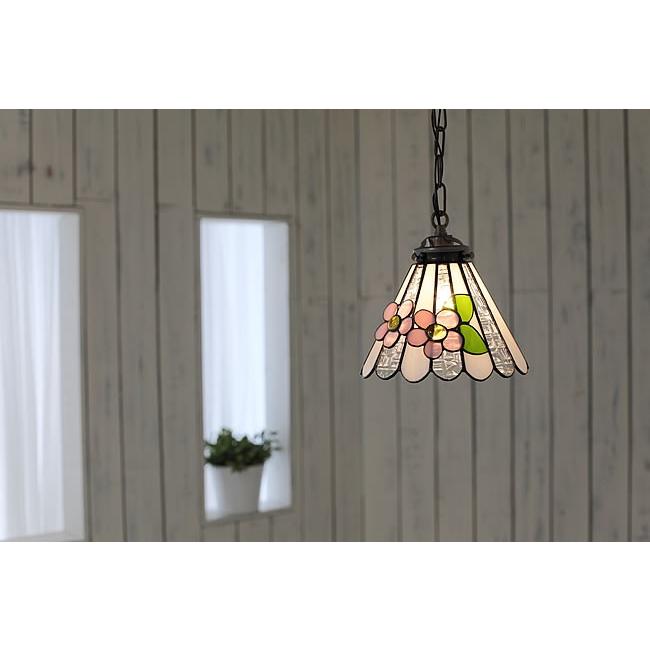 ペンダントライト ステンドグラス ポイント利用 ガラス アンティーク