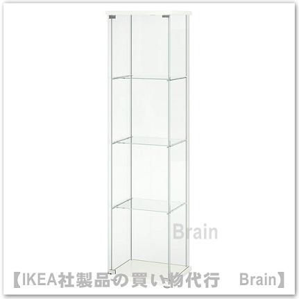 イケア（IKEA） DETOLF/デトルフ ガラス扉キャビネット43x163 cm