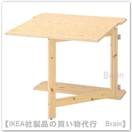イケア（IKEA） IVAR/イーヴァル 折りたたみテーブル80x30-91 cm