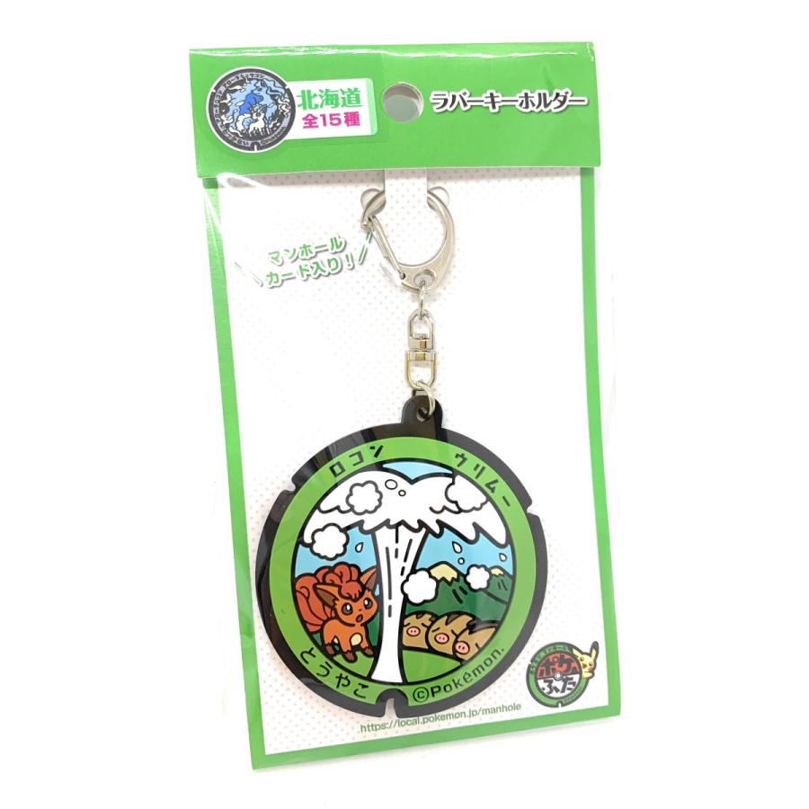 ご当地ポケモン ポケふたマンホール 北海道☆ロコン ウリムー とうやこ