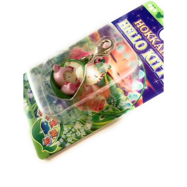 ご当地キティ 北海道限定 すずらんベアキティ ゆりかごファスナー