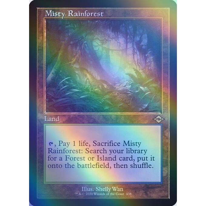 マジックザギャザリング 霧深い雨林 SPG foil 英語 MTG 英語版foil 霧