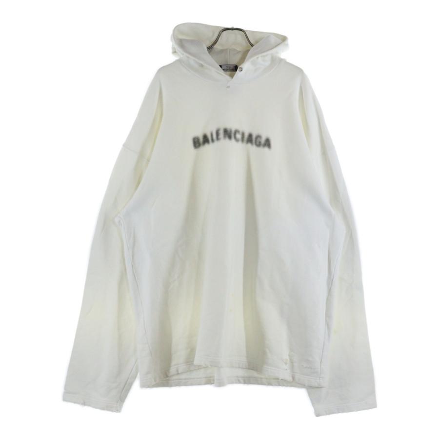 BALENCIAGA（バレンシアガ） 21AW ダメージ加工 ピクセルロゴ ビッグ