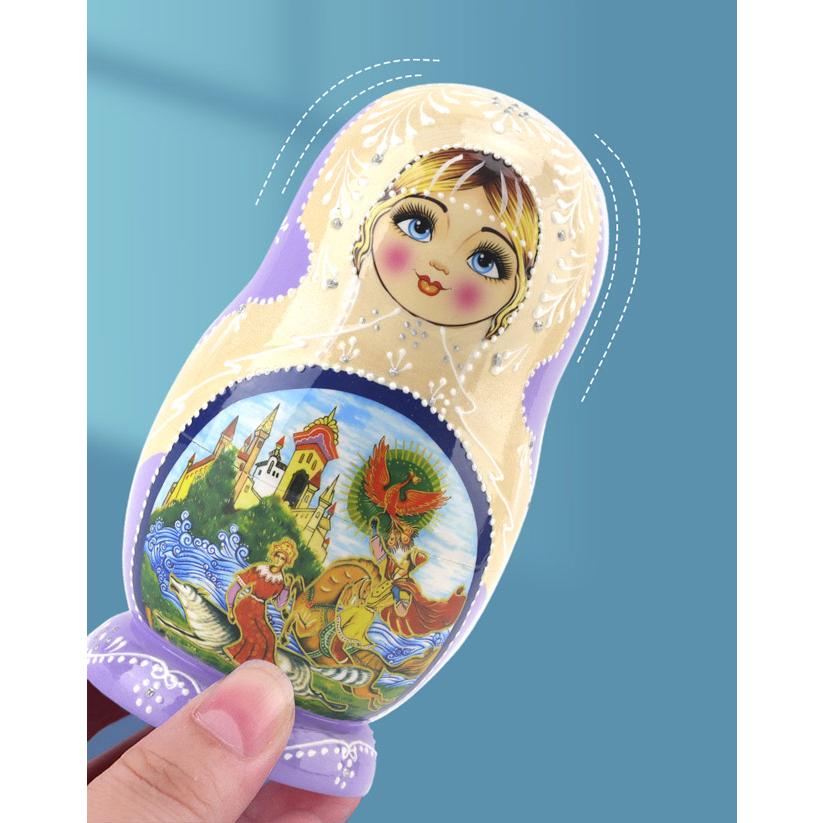 マトリョーシカ ロシア 人形 民芸品 土産物 手作り人形 手描き