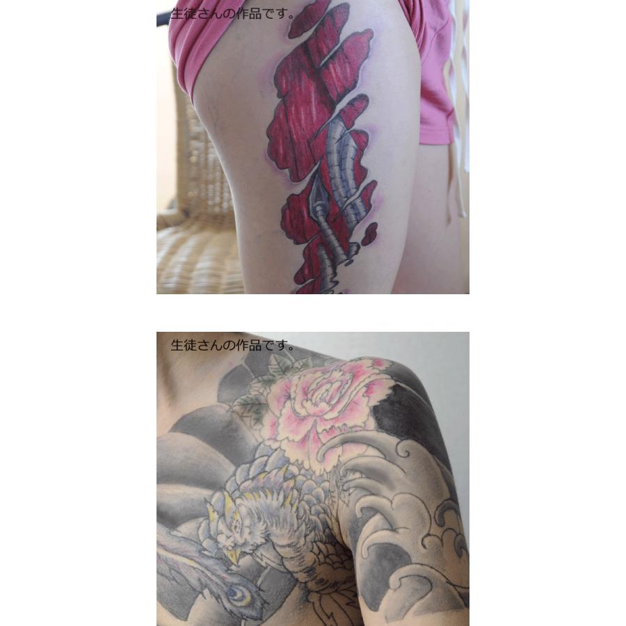 ボディーアートのフィニッシュに「[ボディーアート仕上げ剤キット