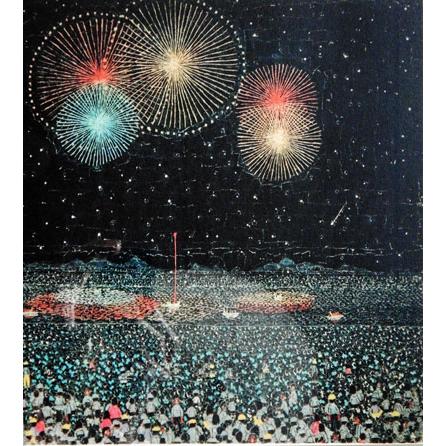 山下清 長岡の花火 版画(リトグラフ） 6号大 限定300部 額装 : 書画肆