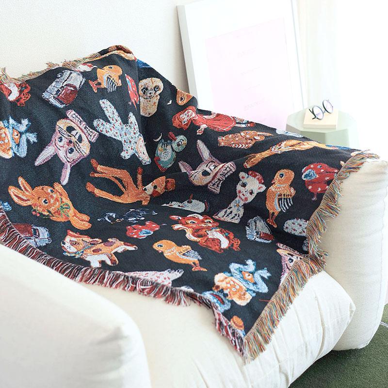 ナタリーレテ タペストリーラグ マルチマット マルチカバー Nathalie