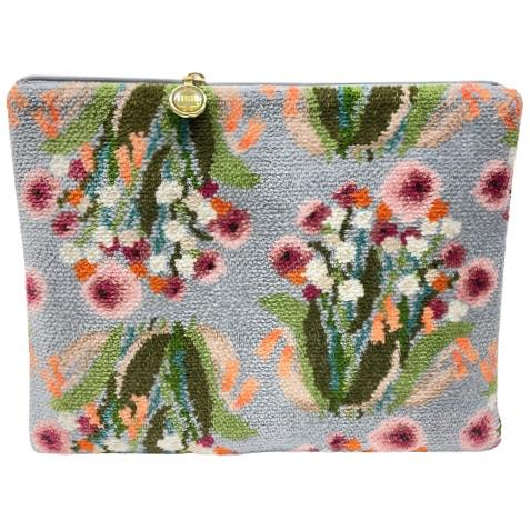 feiler（フェイラー） フラットポーチ 大 ポンポネットローズ ライト