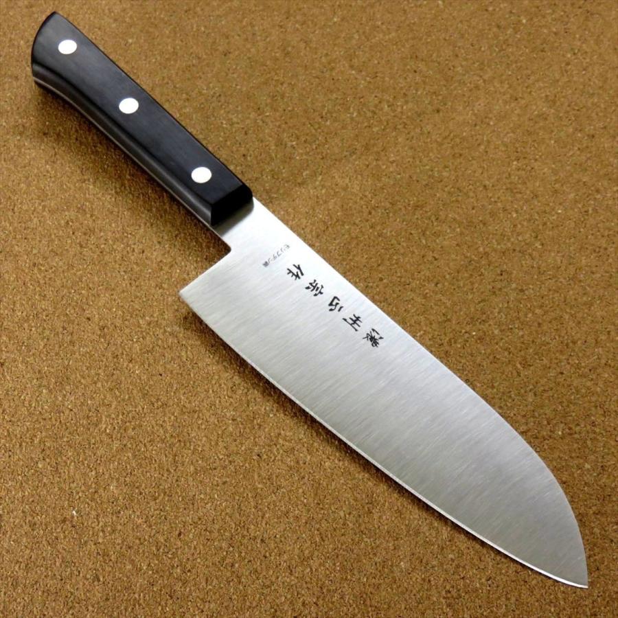 包丁 三徳包丁 17cm (170mm) 関の刃物 濃州正宗作 モリブデン