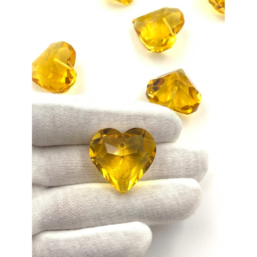 ハート型 30mm 6個セット クリスタルガラス サンキャッチャー