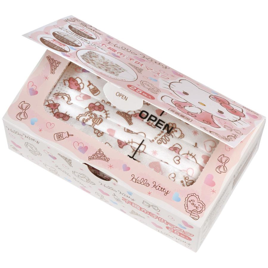 sanrio（サンリオ） マスク 子供用 不織布 プリーツ マスク 25枚入り