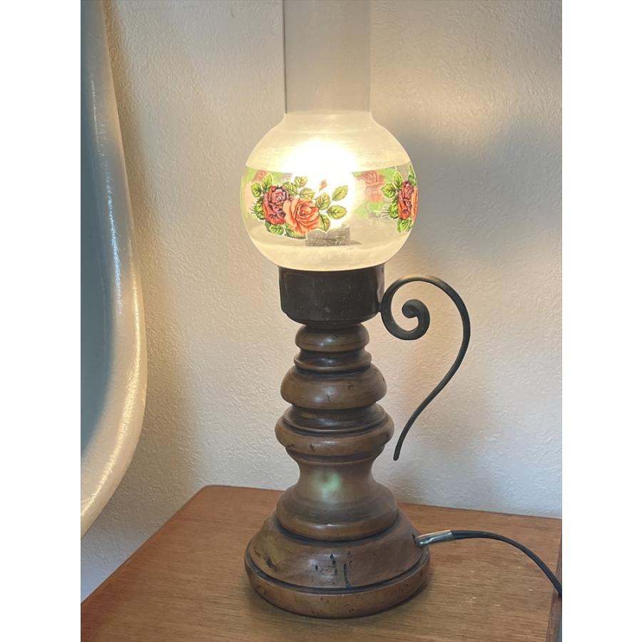 ヴィンテージ 昭和レトロ 家電 ガラスシェード スタンドライト 間接