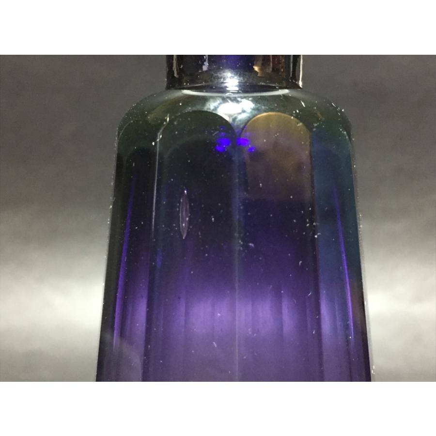 ヴィンテージ カットグラス 工芸ガラス 切子 香水瓶 栓付瓶 : SK STORE