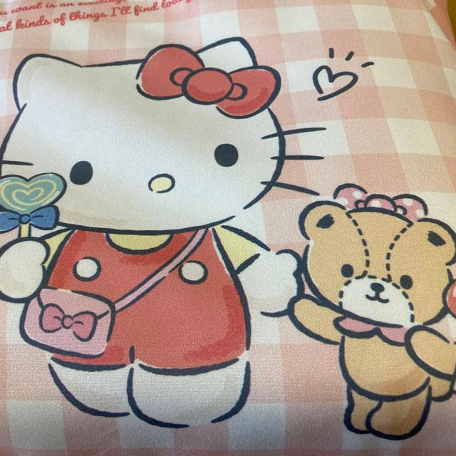 丸眞 枕 ジュニア枕 ハローキティ ホリデーキティ 洗えるまくら 子供用