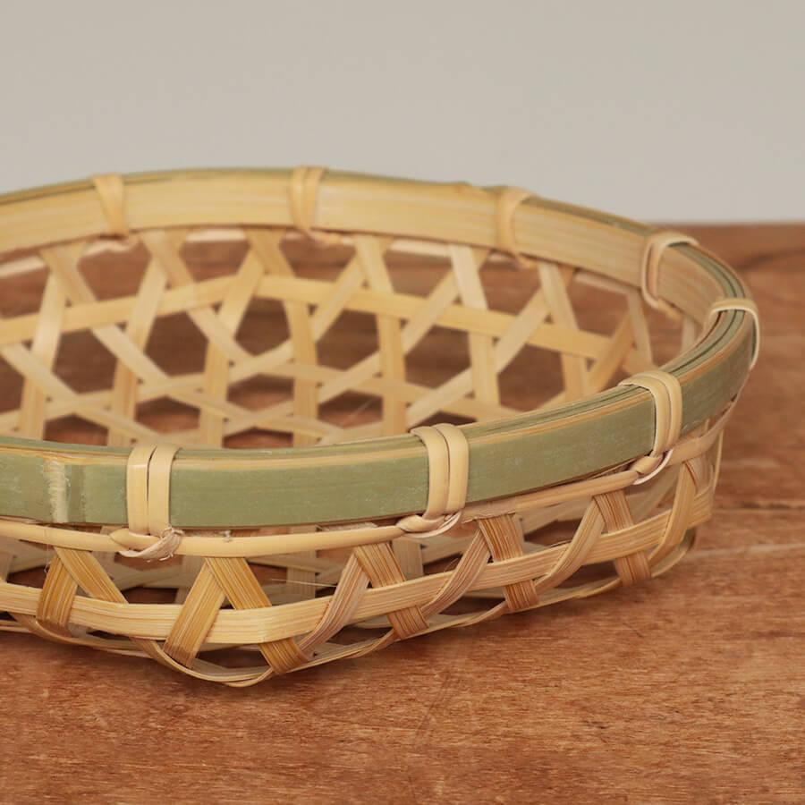 日本製 丹波 パン皿 かご バスケット カゴ インテリア 収納 おしゃれ