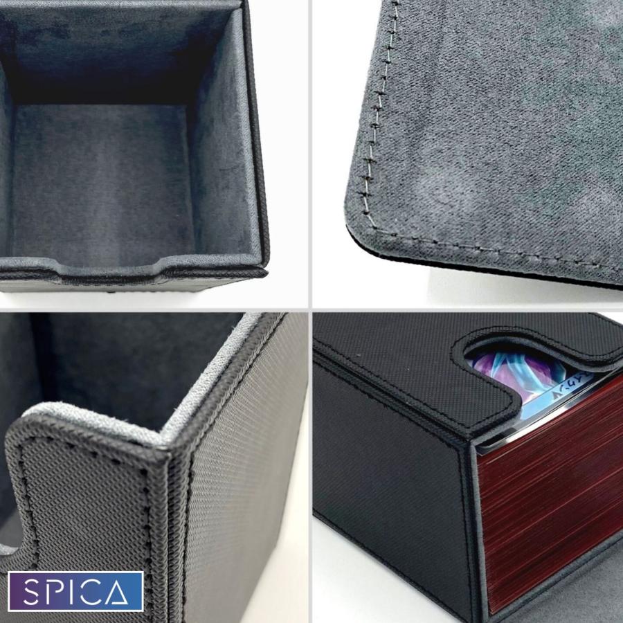 SPICA デッキケース レザー 220枚 収納 ケース ポケモン 遊戯王 ポケカ