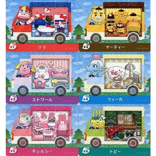 任天堂（Nintendo） サンリオ アミーボ どうぶつの森 amiiboカード 6種