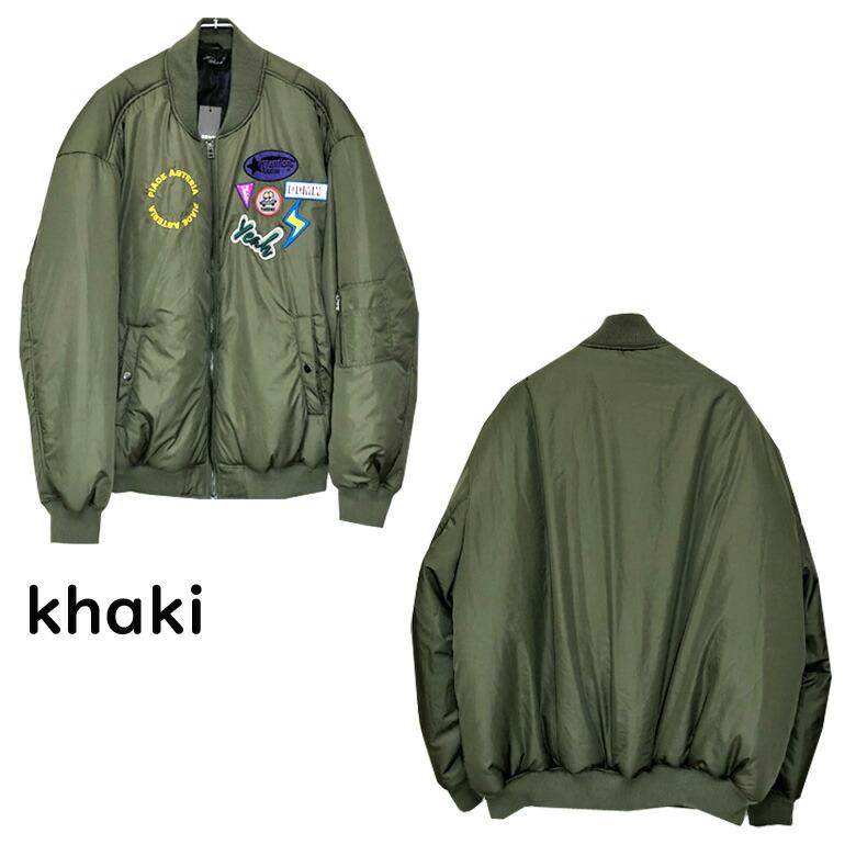 閉店セール】中綿ジャケット MA-1 MA1 ビッグシルエット オーバー